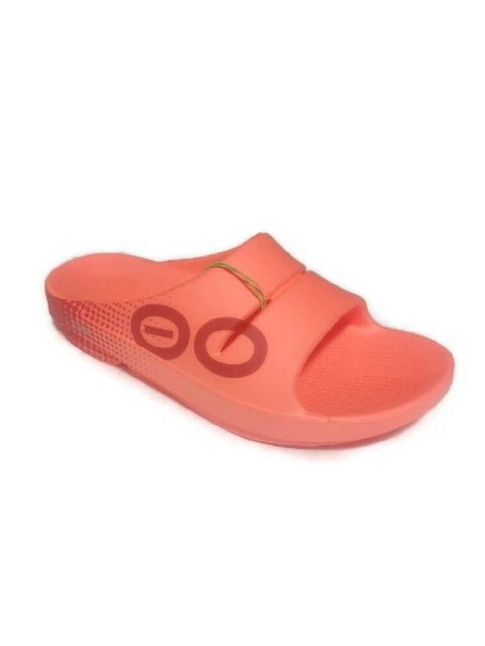 OOFOS Ooahh Sport Recovery Slide Mens Size 13 Womens 15 Sandal Matrix Sunburst